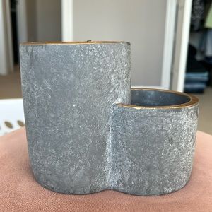 Grey & Gold Duo Planter